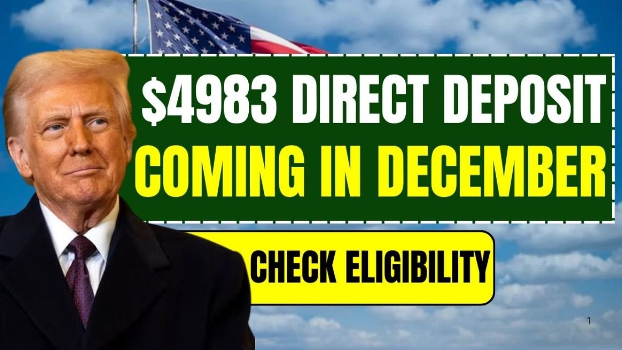 $4,983 Social Security Direct Deposit Coming in December 2025 – Check Eligibility & Payment Dates