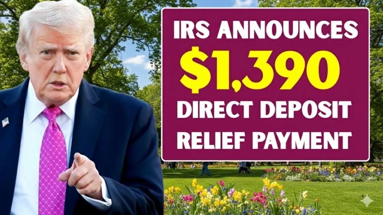 IRS Announces $1,390 Direct Deposit Relief Payment for December 2025: Eligibility, Expected Dates & Key Updates