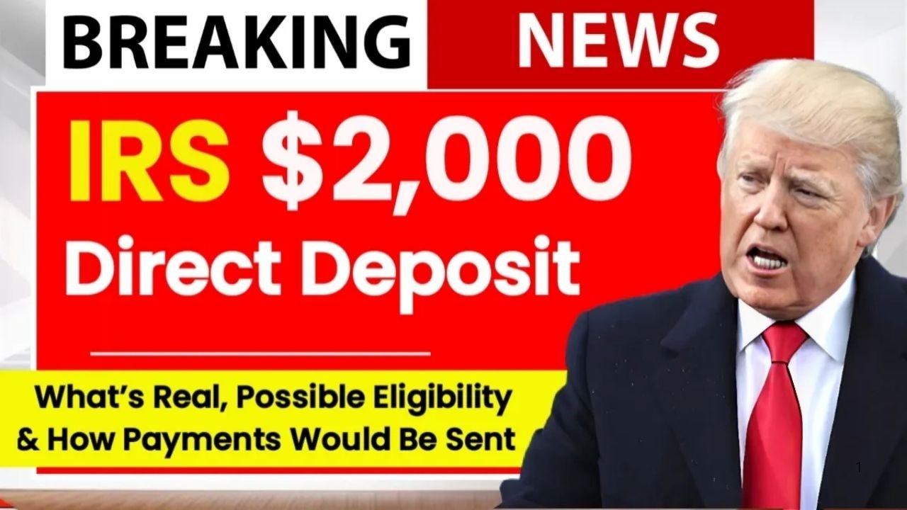 IRS Approves $2,000 Direct Deposit: Payments Begin December 18 — Full Eligibility & Schedule